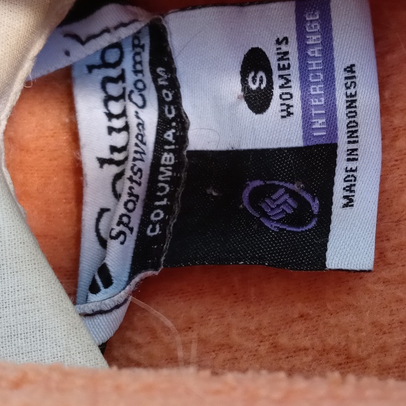 Women's Columbia Sportswear Interchange waterproof breathable white orange coat - Picture 7 of 14